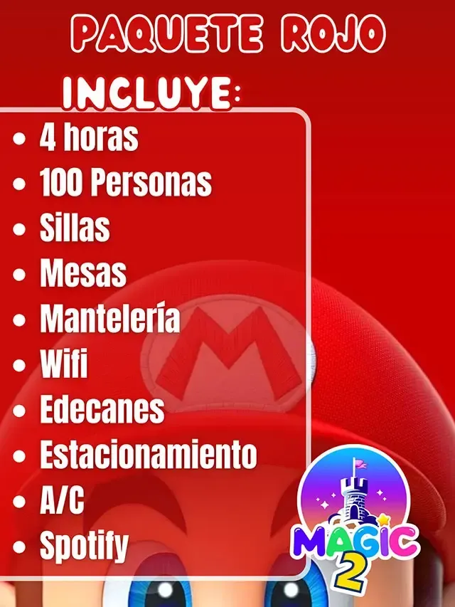 Paquete Magic Hmo rojo