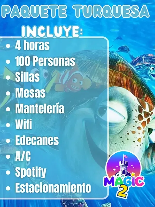 Paquete Magic Hmo turquesa