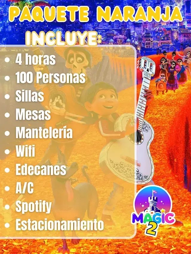 Paquete Magic Hmo naranja