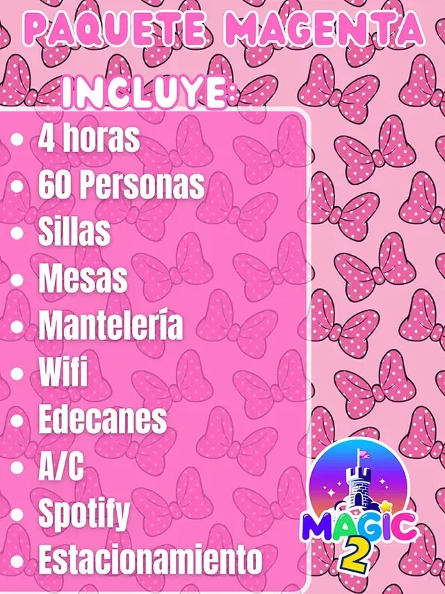 Paquete Magic Hmo magenta