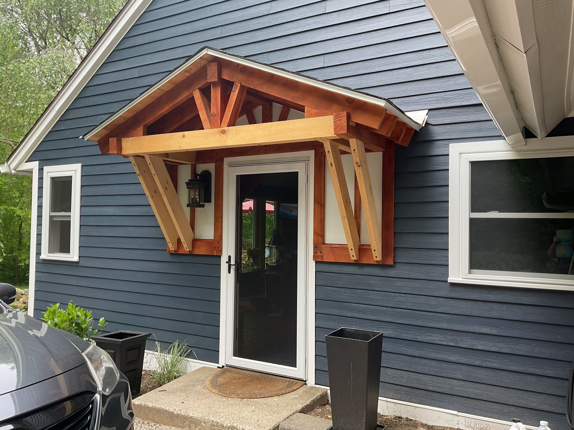 A new siding installation in Glastonbury, CT in action - Exteriors of CT hard at work