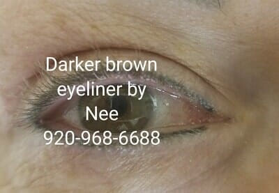 dark brown eyeliner - Cosmetic Tattooing in Appleton, WI