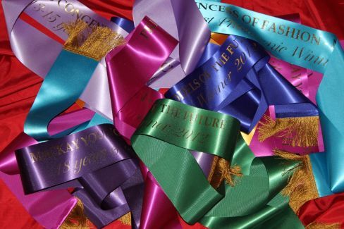 Pile of ribbons and trophies in Queensland