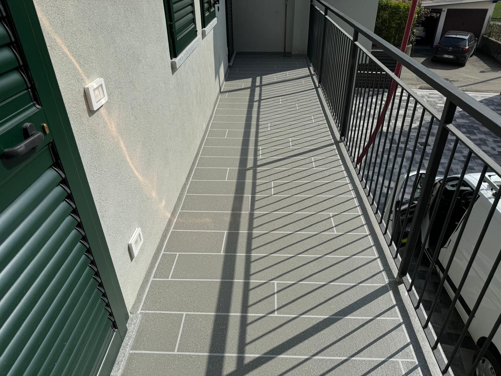 balcone dopo ristrutturazione