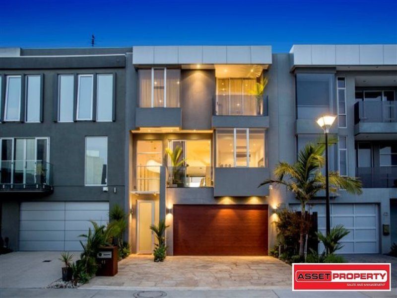 A building with a sign that says asset property on it