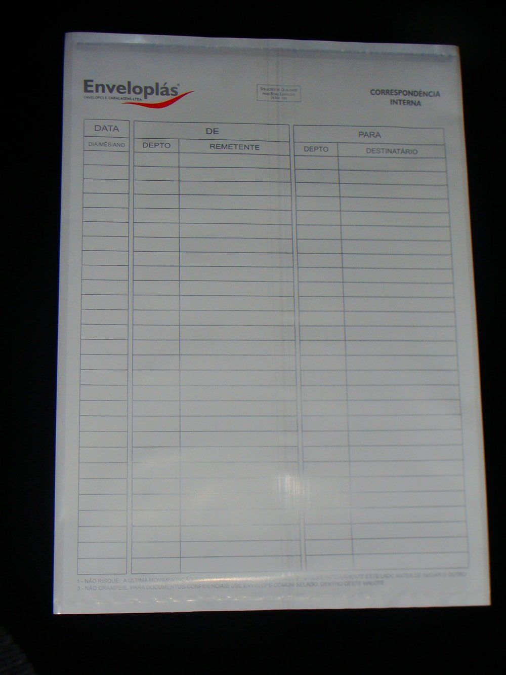 Envelope Vai e Vem - Enveloplás