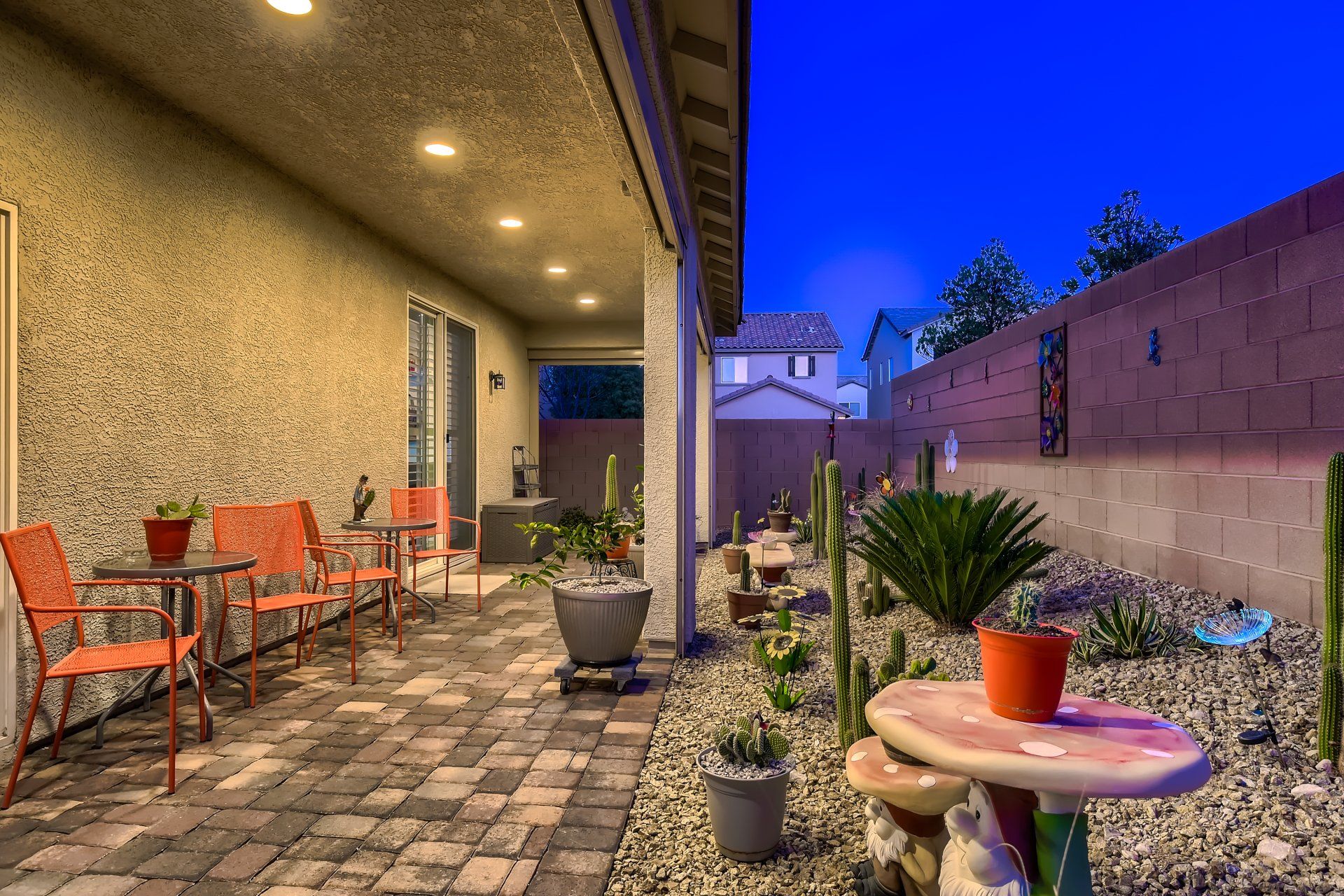 Back patio of a Las Vegas Home