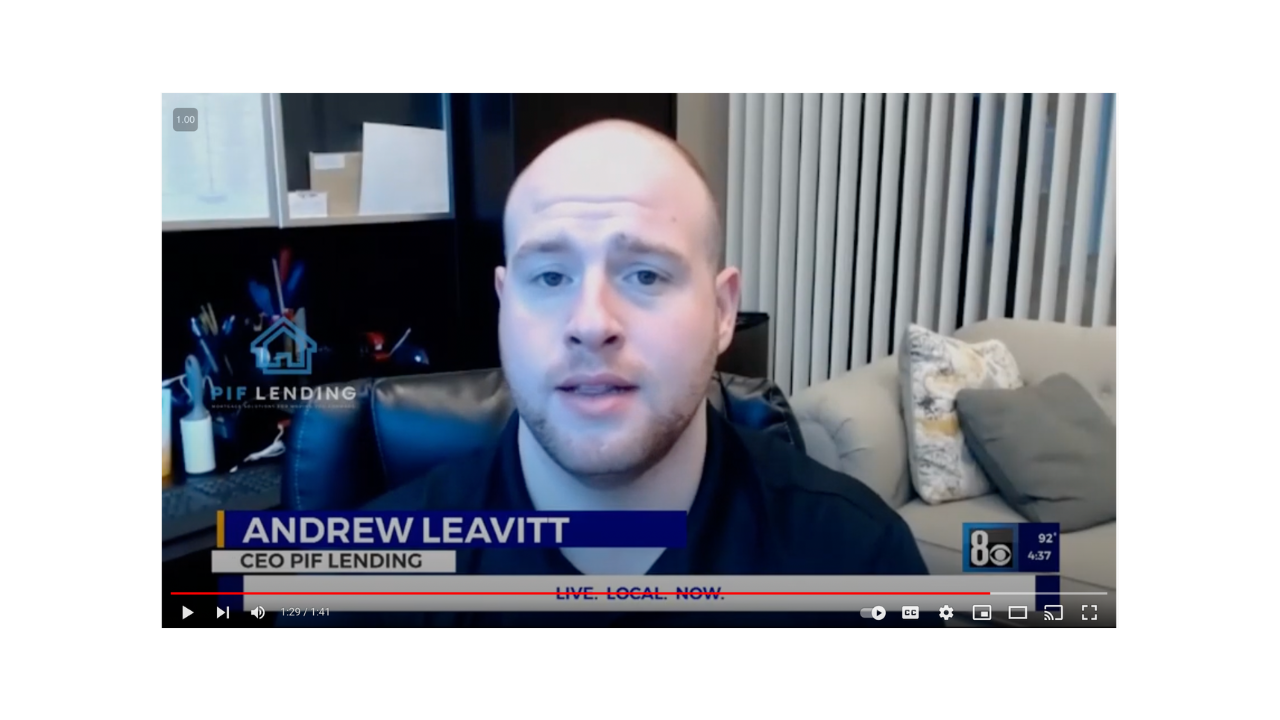 Andrew Leavitt on channel 8 news talking about water shortage at Lake Mead