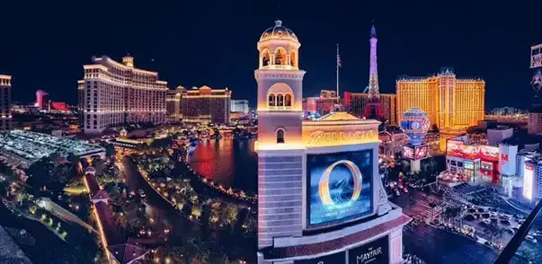 Backyard patio, grass and a fire pit in Henderson Nevada community called Inspirada