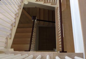Roberge Top View — High Quality Stairs in Marlborough, NH