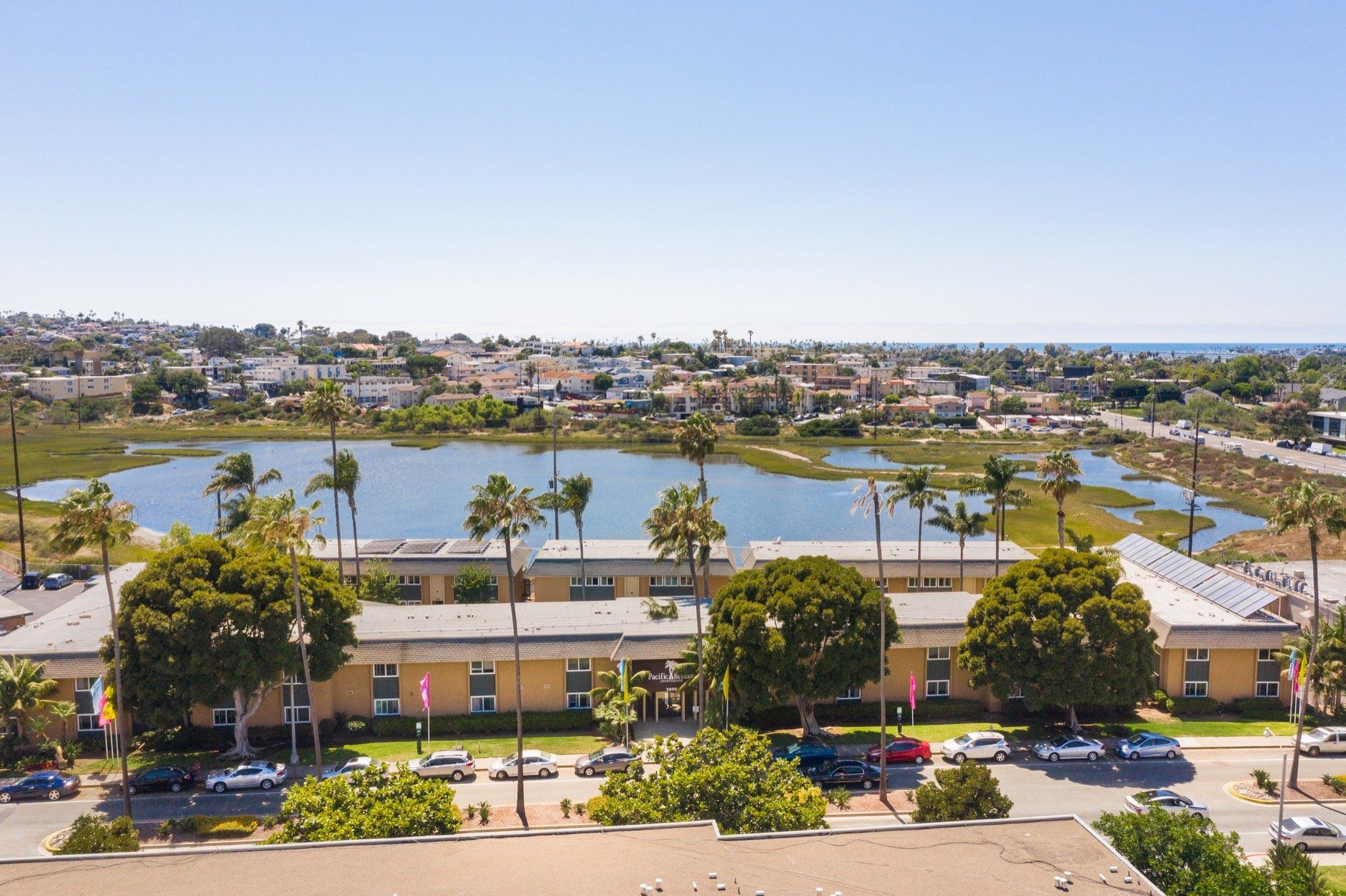 Birds eye view of apartment