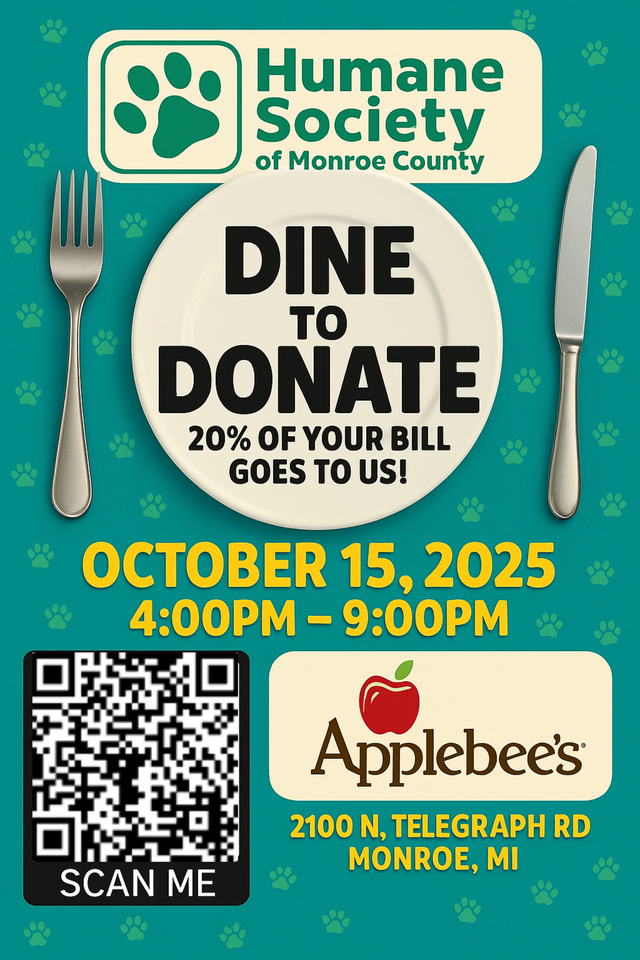 Animal Shelter Monroe County 734-243-3669