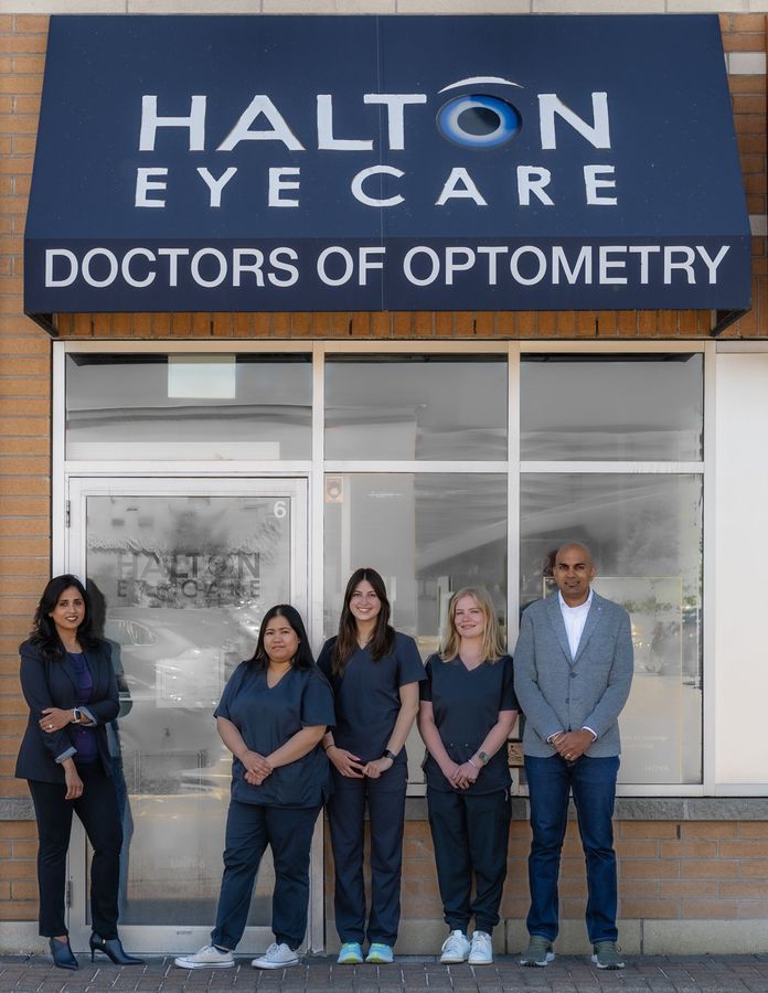 The front of halton eye care doctors of optometry