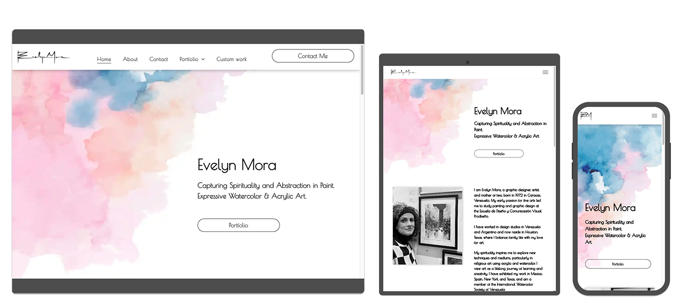 WSI Houston Responsive Web Design example (Evelyn Mora)