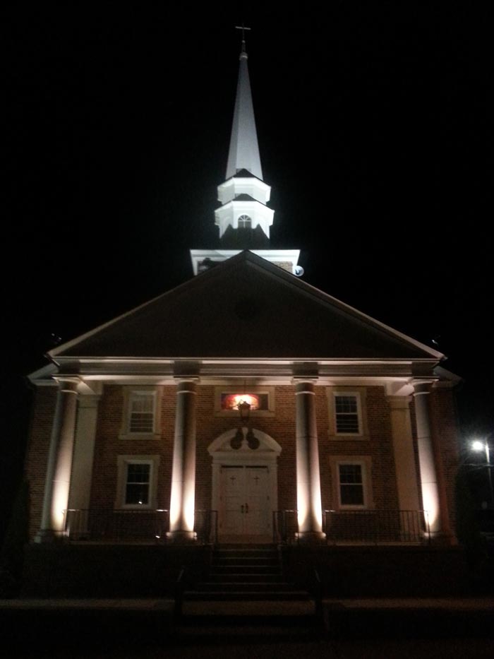 Outdoor Lighting on Building — Red Lion, PA — Garden Creations LLC