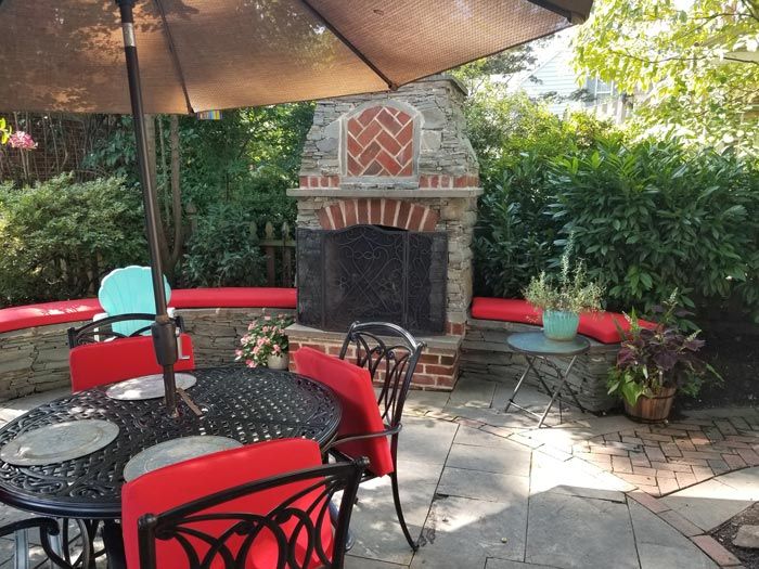 Outdoor Fireplace — Red Lion, PA — Garden Creations LLC