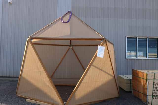 Pentagon Shade House Open — Territory Timber and Hardware in Yarrawonga, NT