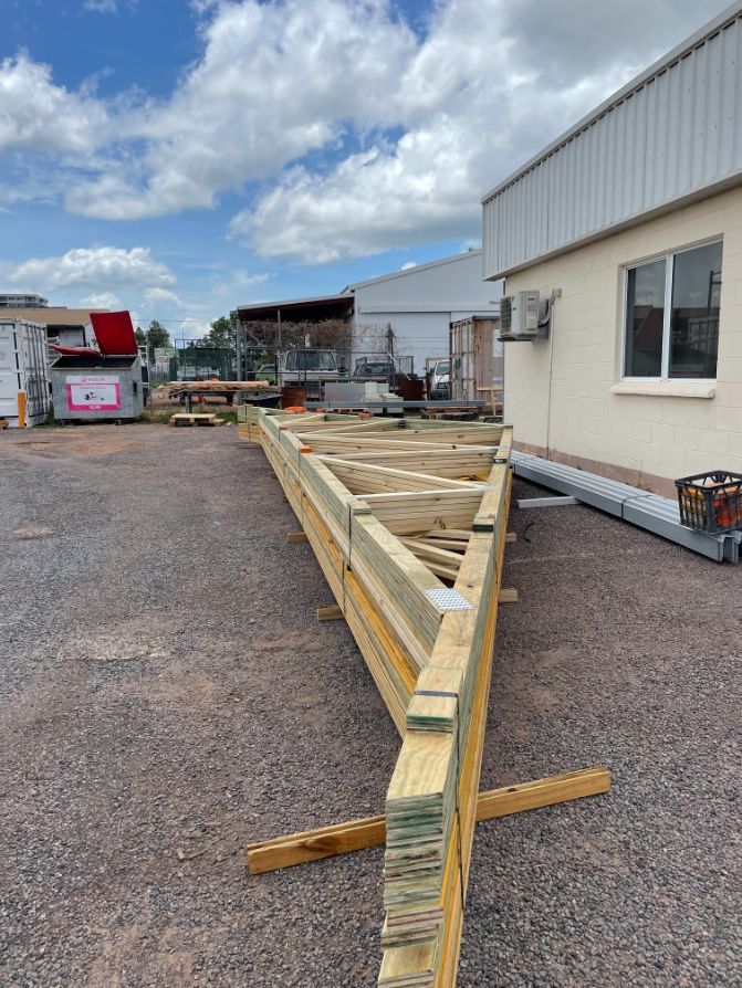 Wooden Roof Trusses — Territory Timber and Hardware in Yarrawonga, NT