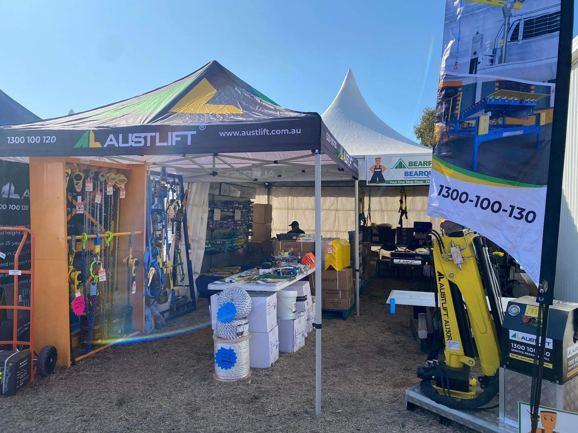 Outdoor Trade Show Setup