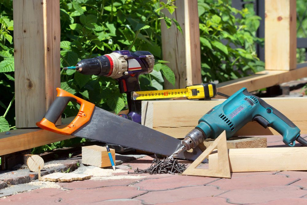 Tools For Building, Drill, Saw, Ruler, Screws, Screwdriver — Bearfast Bearquip In Gunnedah NSW