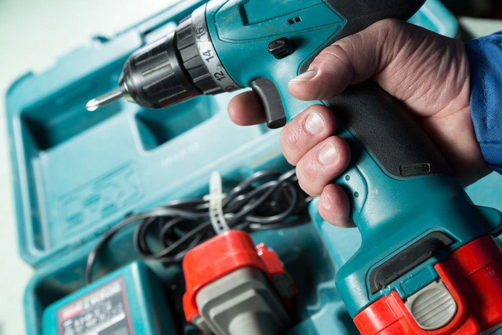 Hand Holding Power Tool