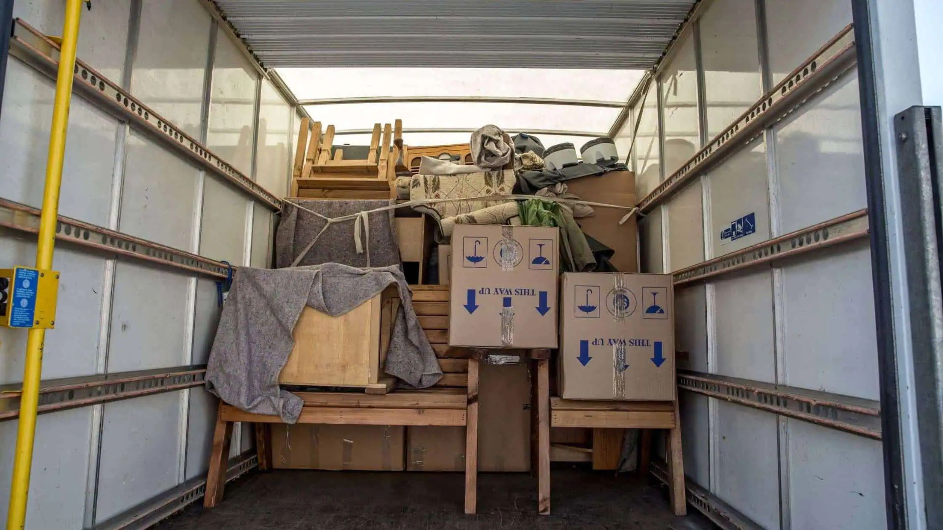 Moving Truck with Furniture - local furniture delivery service near me