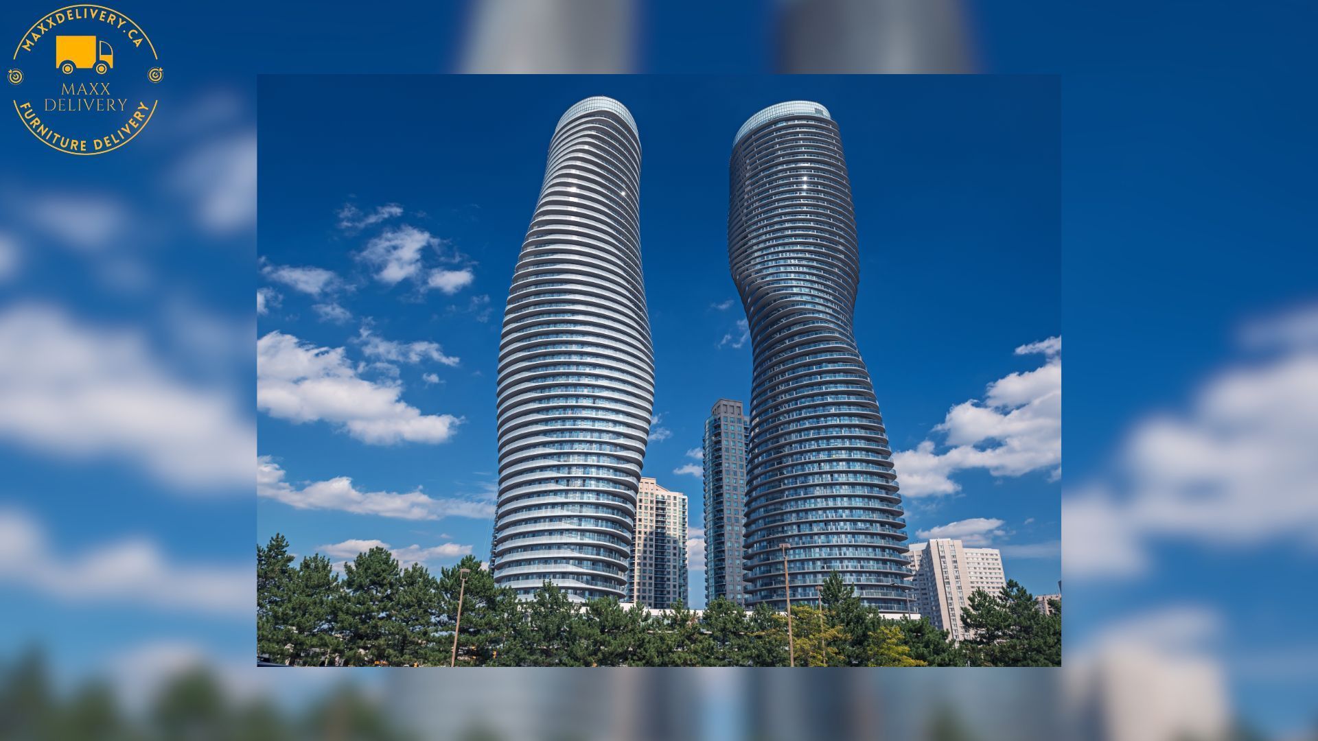 Absolute Towers, designed by MAD Architects and located in Mississauga - furniture movers mississauga