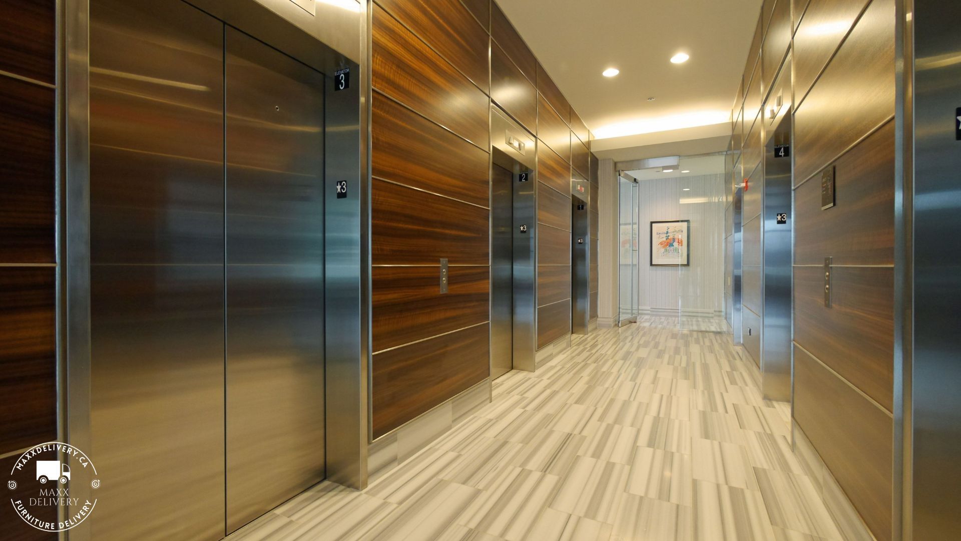 Elevator reserved for high-rise moving in Toronto - furniture delivery toronto