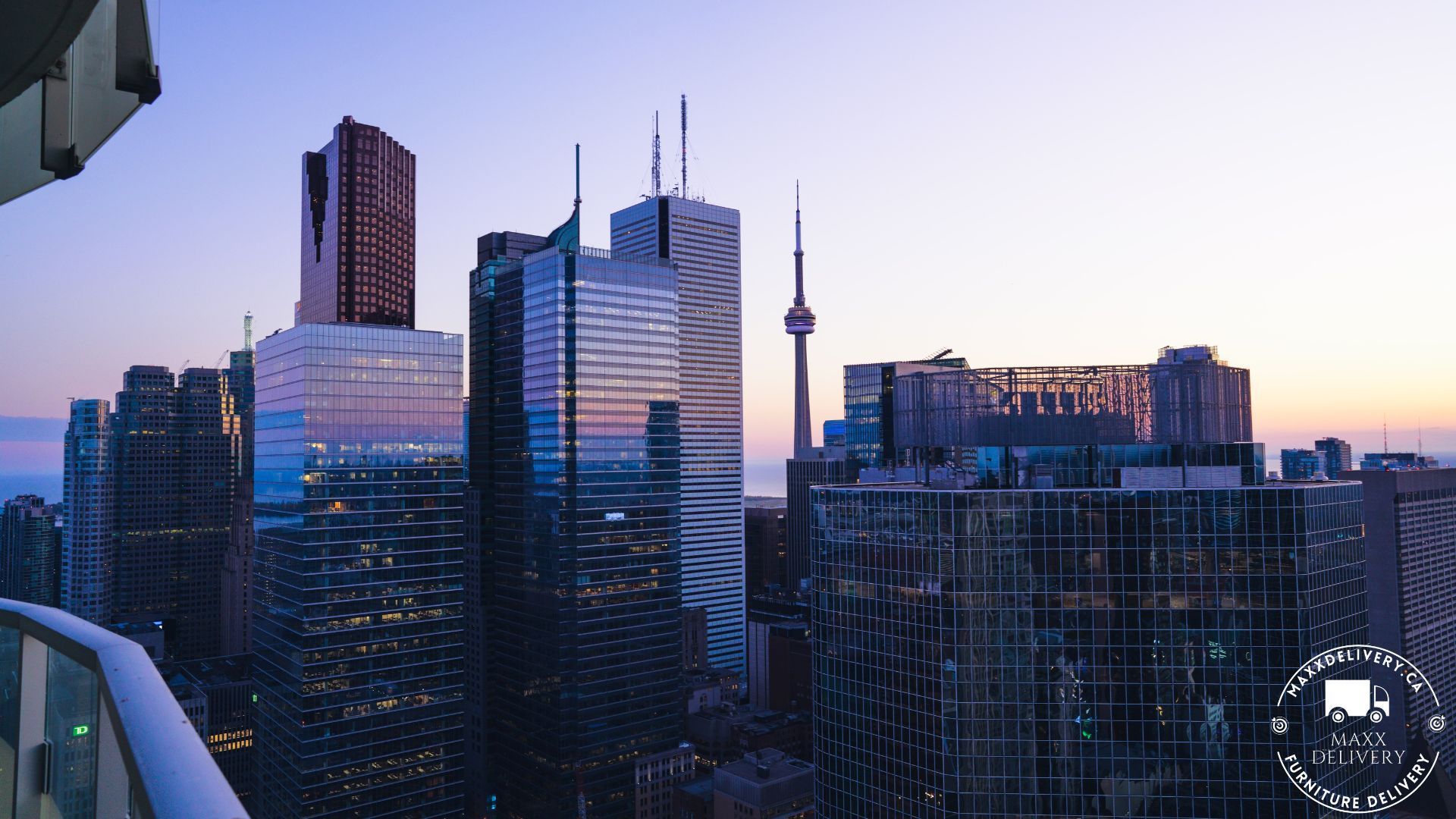 Toronto Skyline - ship furniture canada because of Toronto real estate risks