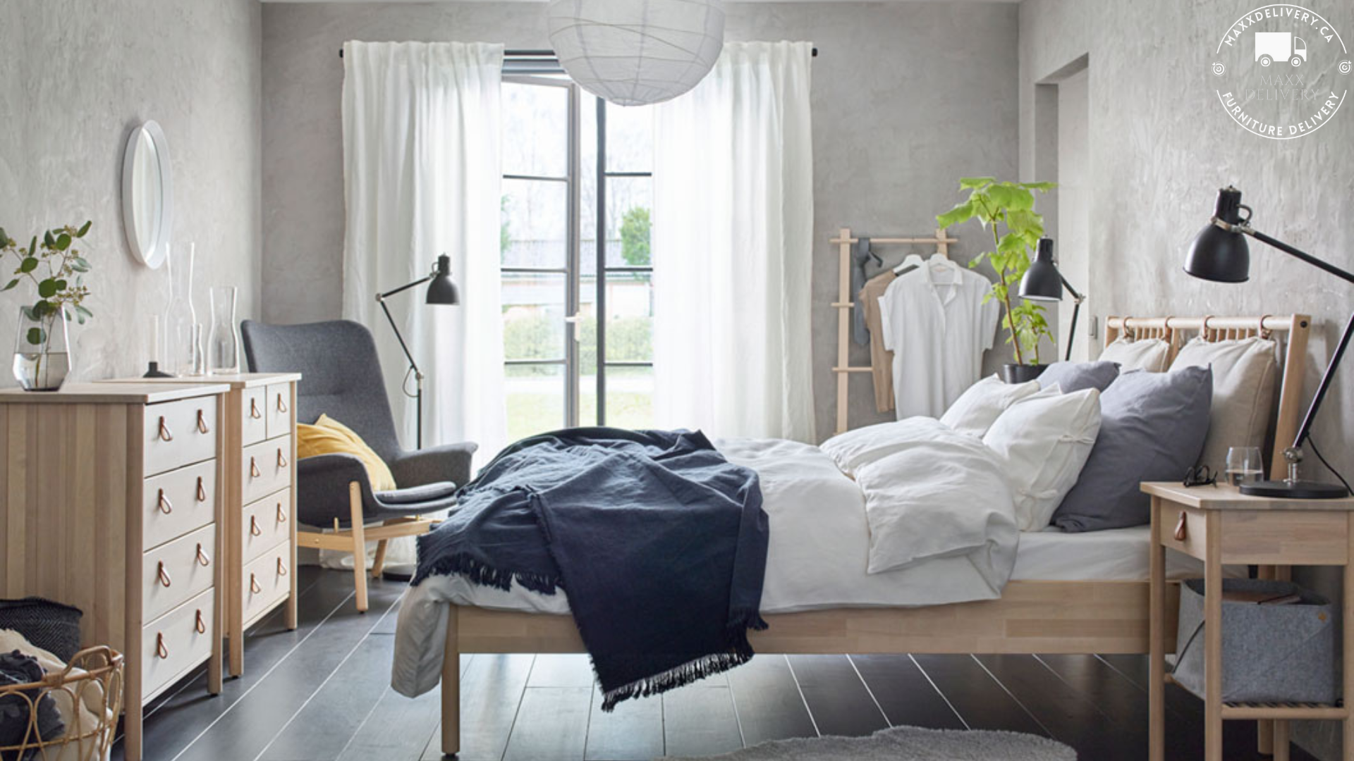 Ikea Delivery Scandinavian bedroom
