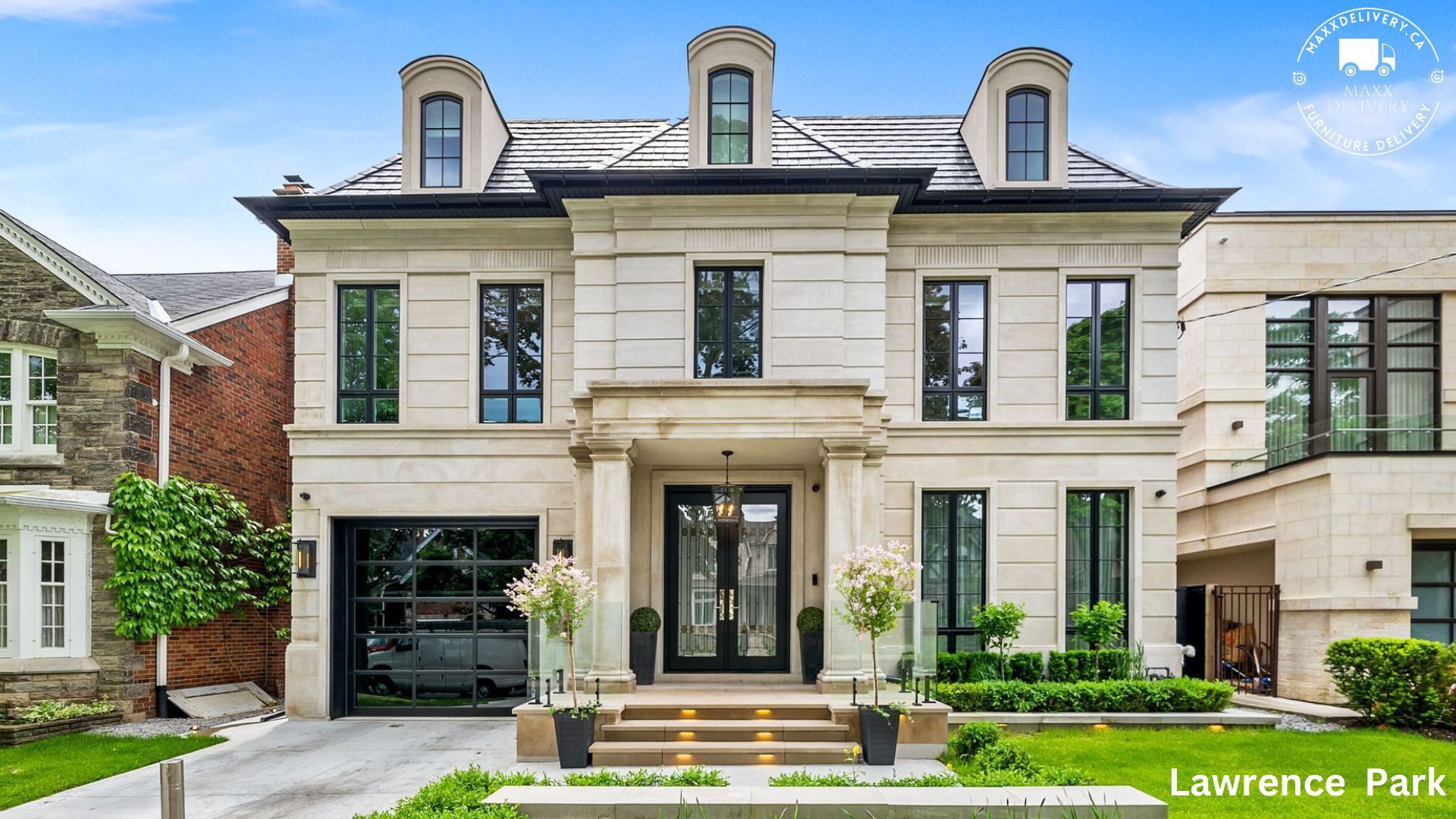 A large white house in lawrence park