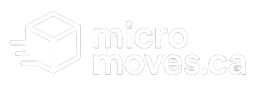 A black and white logo for micro moves.ca.