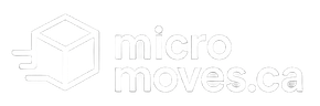A black and white logo for micro moves.ca.