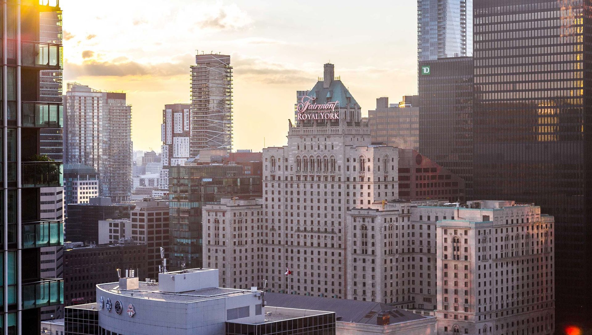 Iconic Brick Hotel in Canada. Brick contractor in Toronto, Ontario