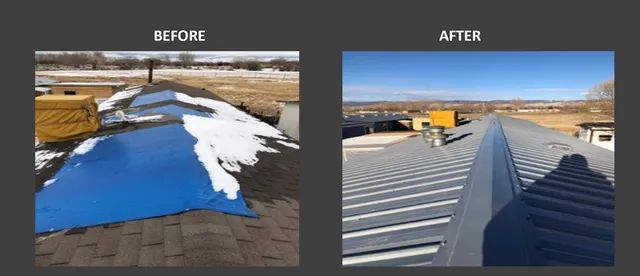 Before & After Roof Removal — Montrose, CO — Pro Services Co, LLC
