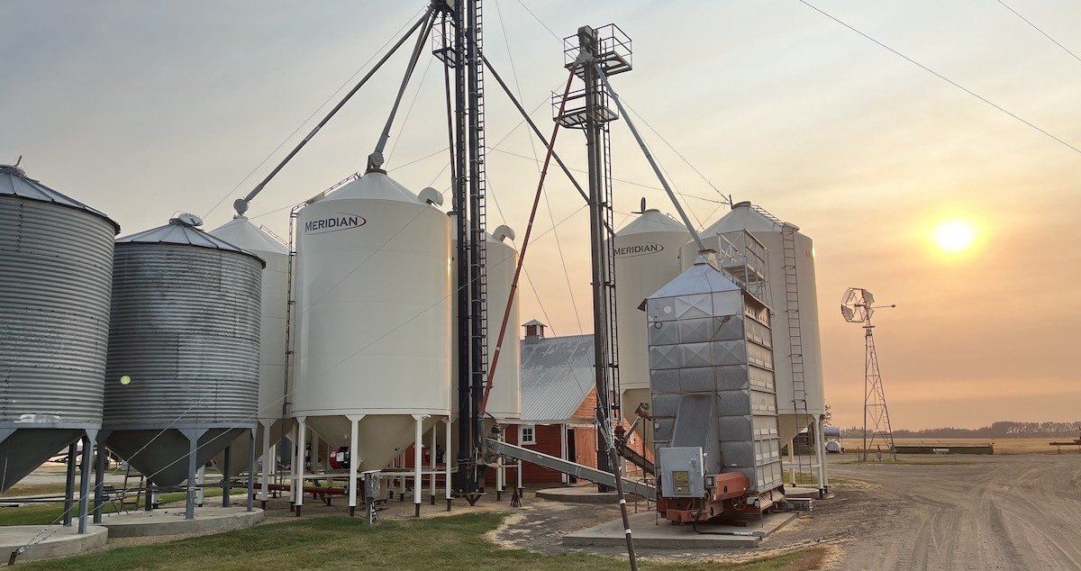 Grain handling system at Keller Farms
