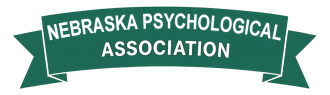 Green banner logo reading “Nebraska Psychological Association” in white text