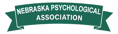Green banner logo reading “Nebraska Psychological Association” in white text