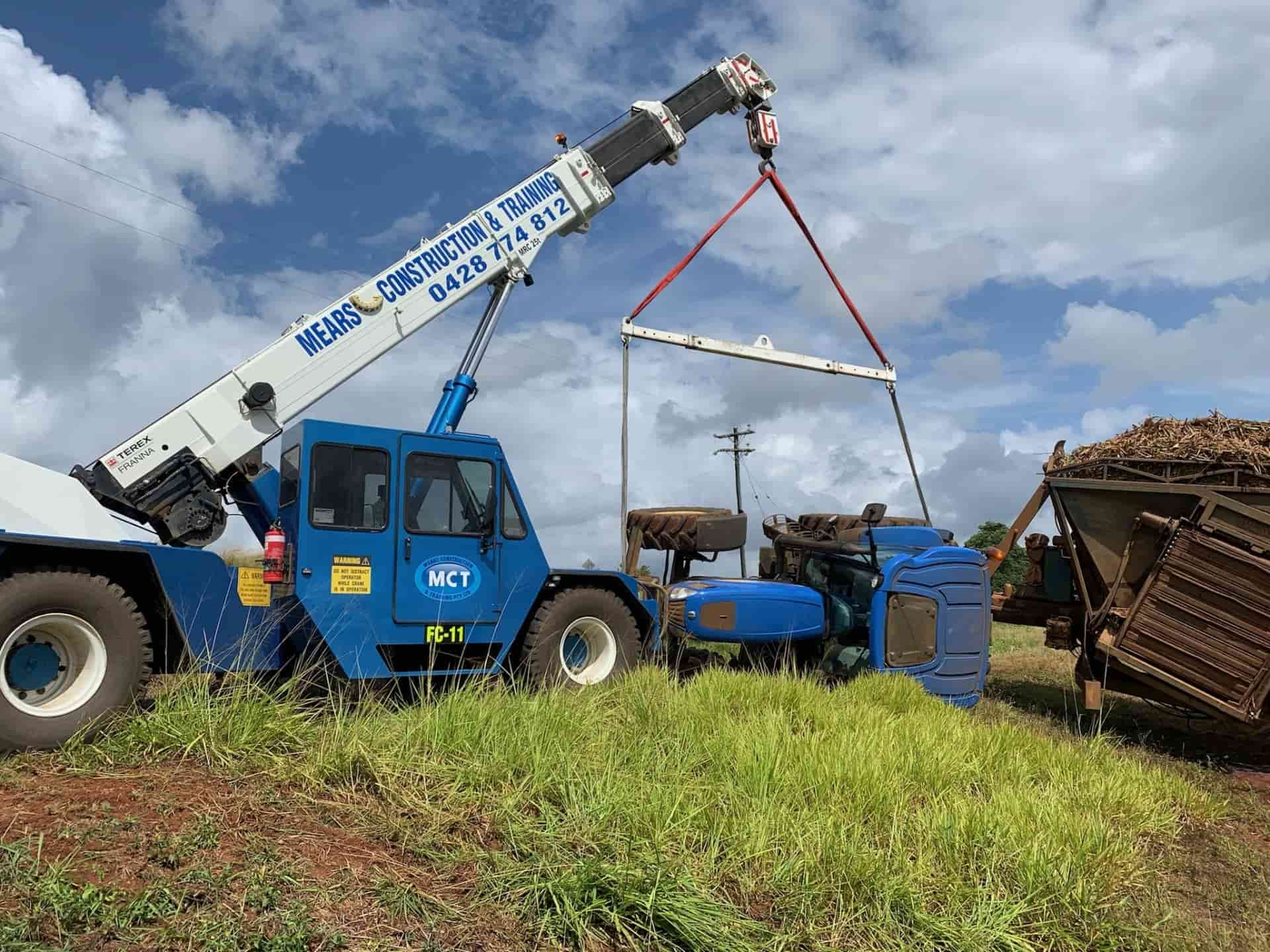 25T Franna Crane Lift — Equipment Hire in South Johnson, QLD
