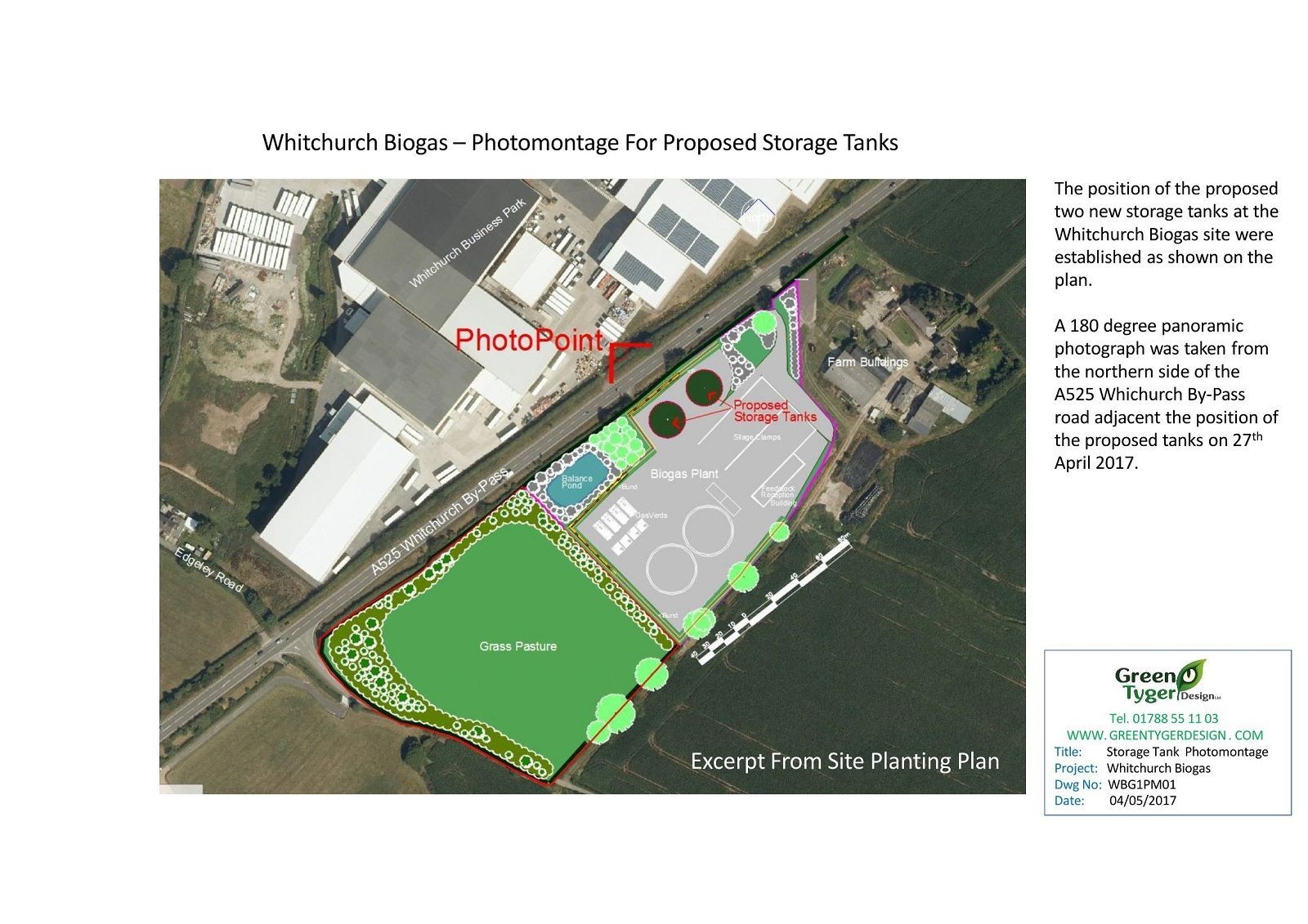 Planting plan of Biogas Site