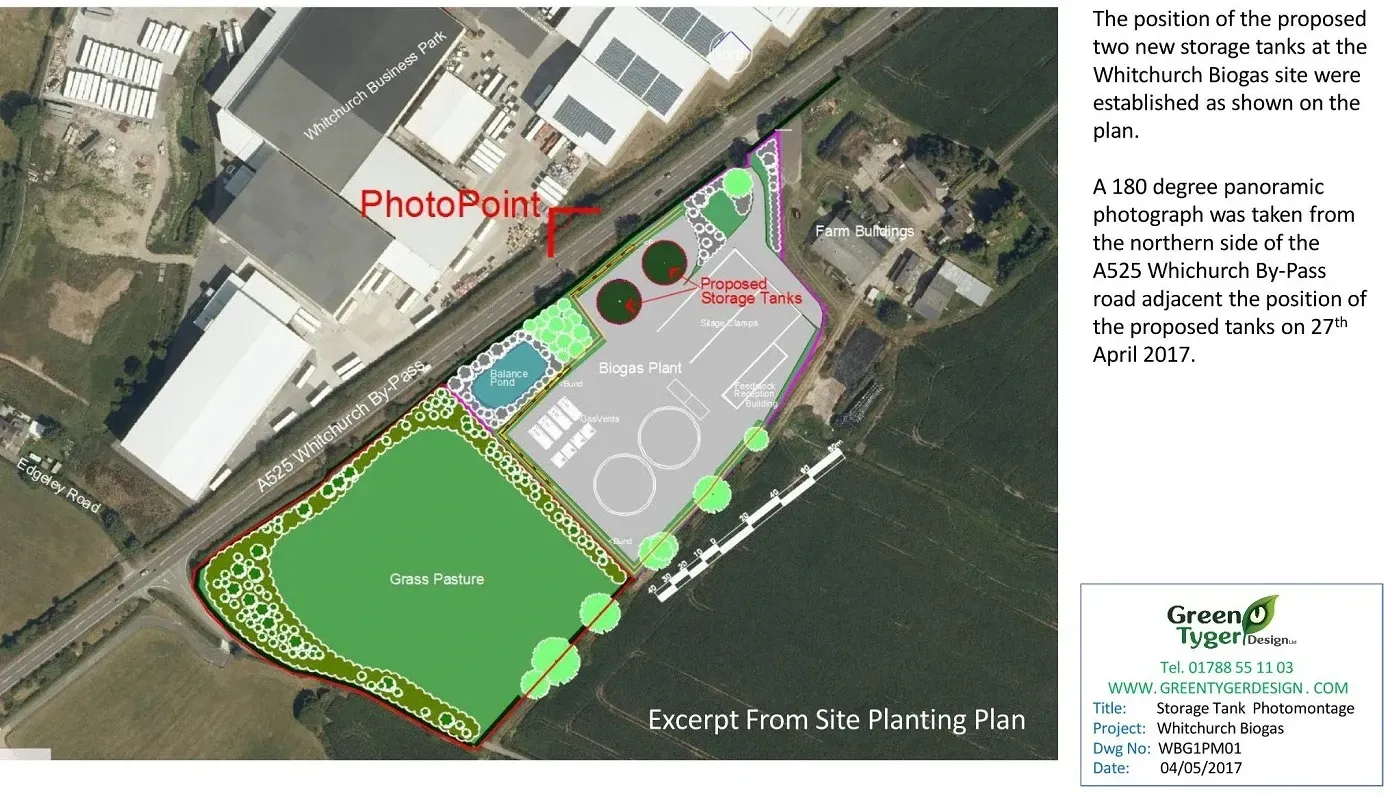 Planting plan of Biogas Site
