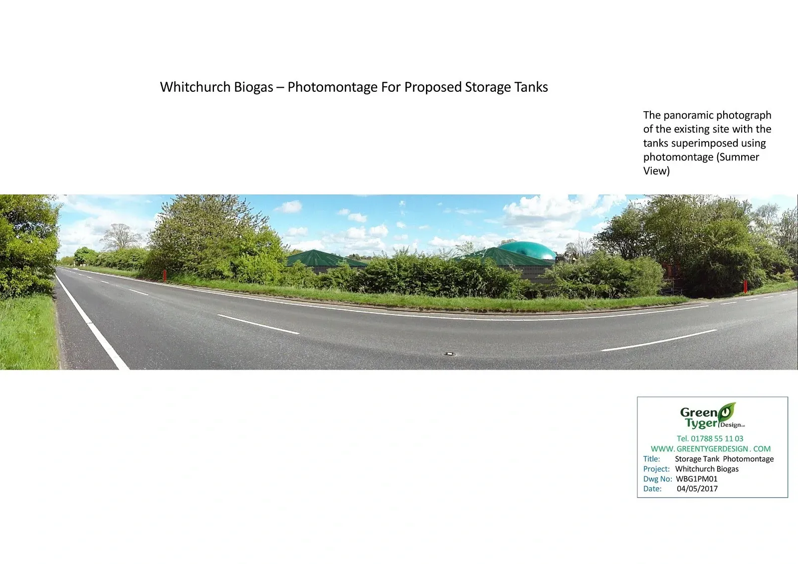 Photomontage showing proposed additional buildings