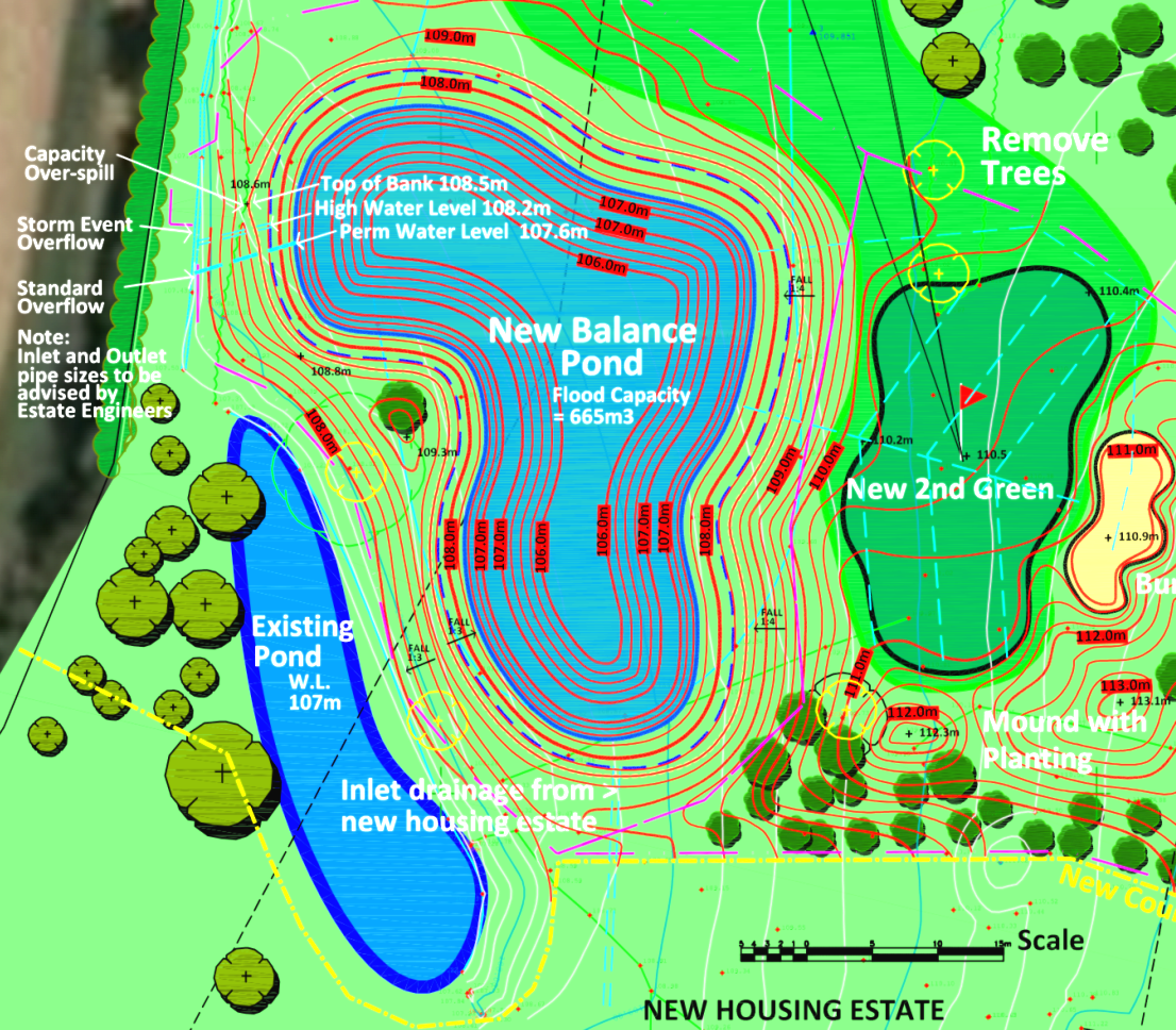 Attenuation Pond Design Plan