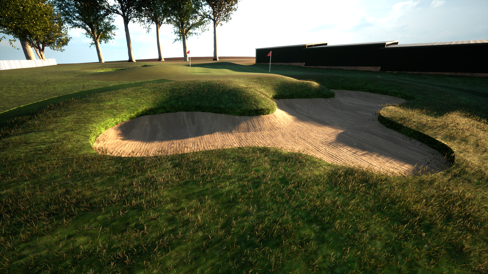 3D computer model of golf academy