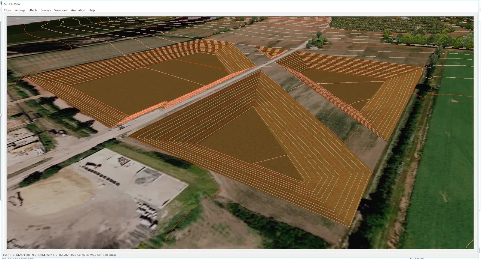 Excavation in ground