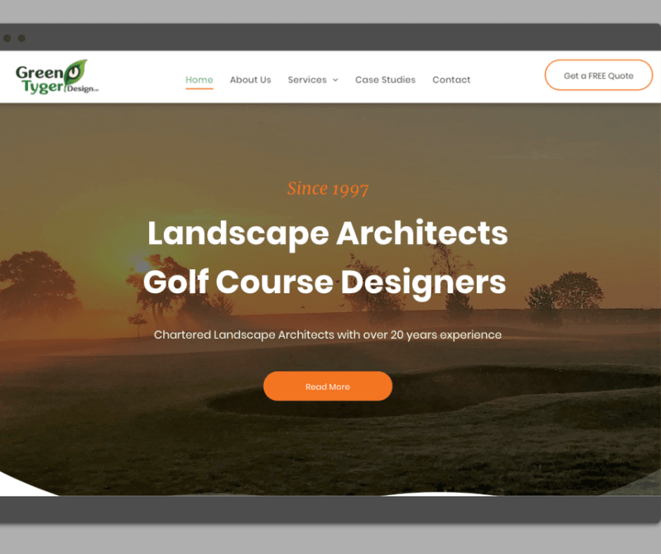 Green Tyger Design website