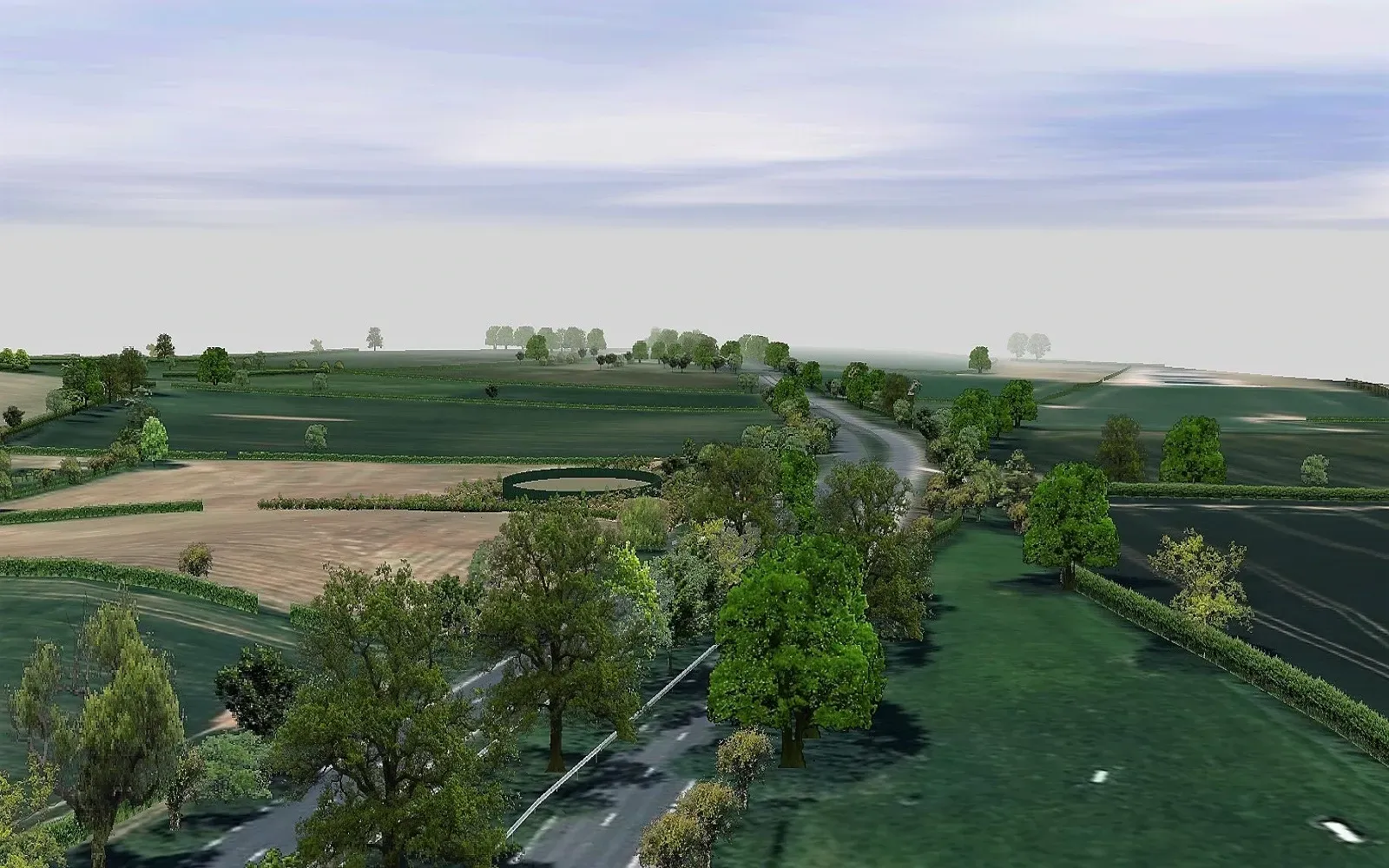 Computer model view of the storage tank for planning