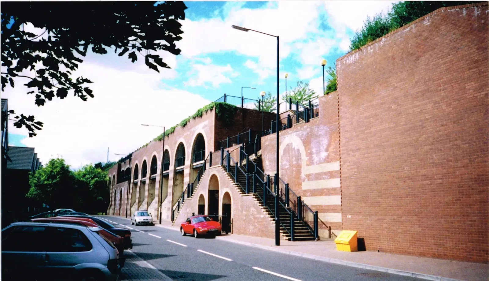 the cathedral wall steps