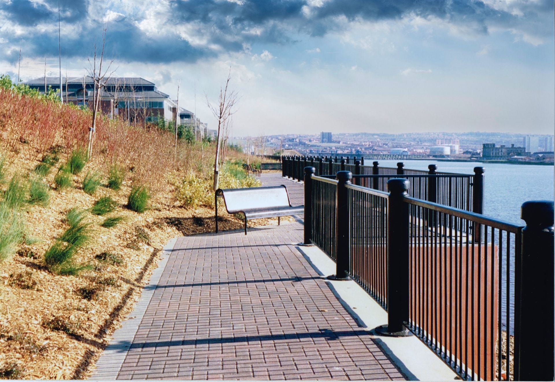 View from top of dog tooth walk newcastle business park