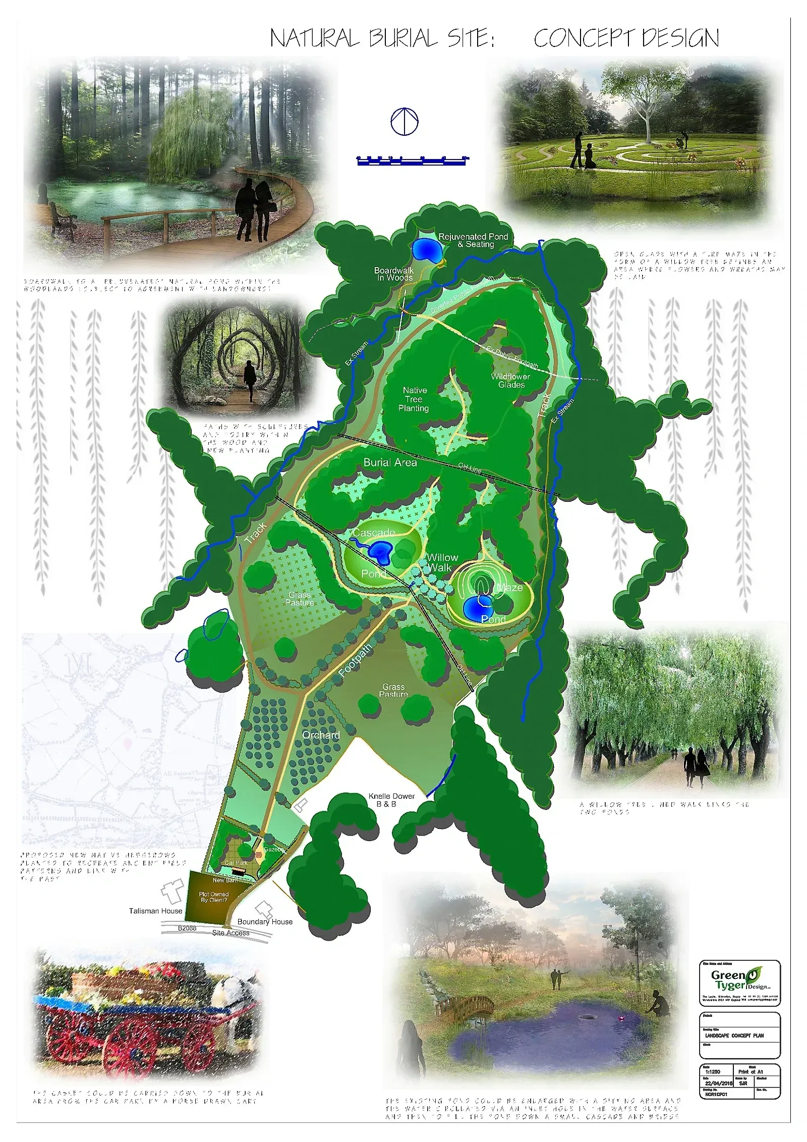 natural burial site masterplan